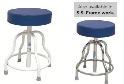 REVOLVING STOOL (Cushioned Top)