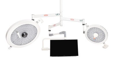 LED Surgical Light with HD Camera and Monitor on 3rd Arm